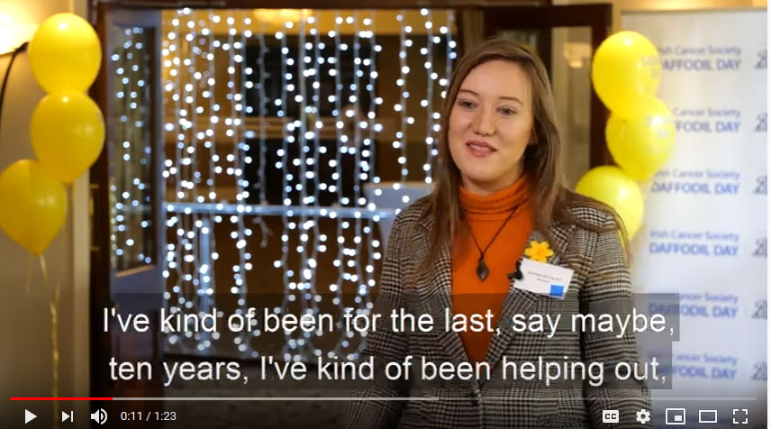 Daffodil Day volunteer Shannon Daunt, Waterford