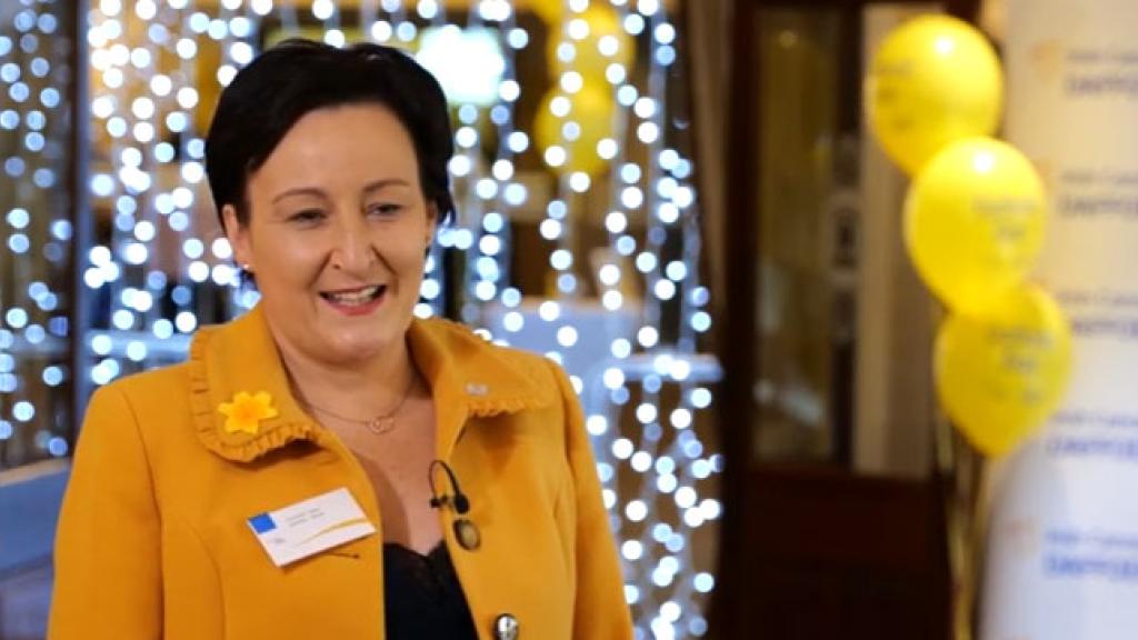 Daffodil Day volunteer Lorraine Taylor