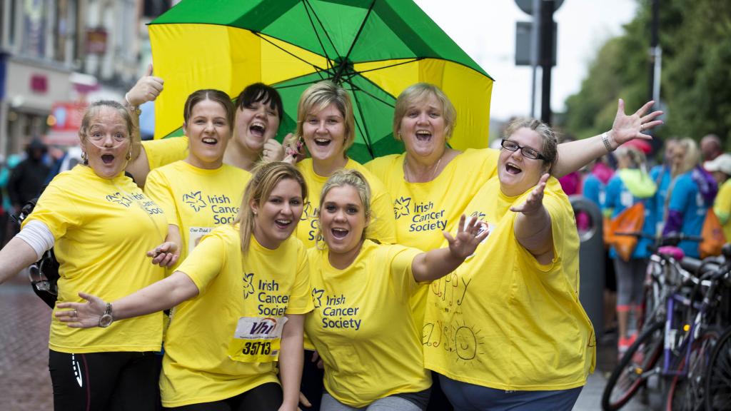 Women having fun at the 2015 Vhi Dublin Women's Mini Marathon