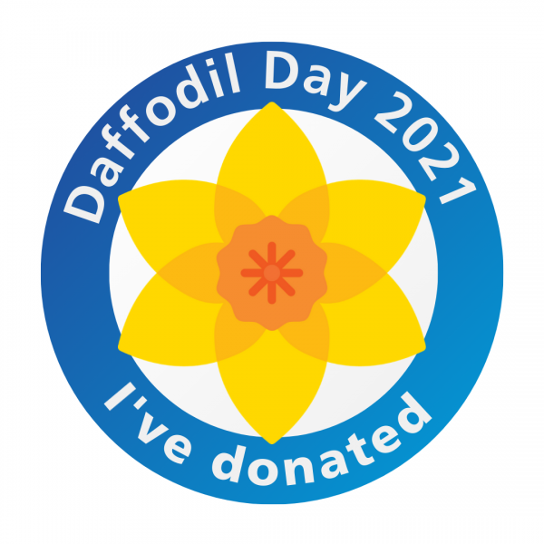 digital daffodil day badge