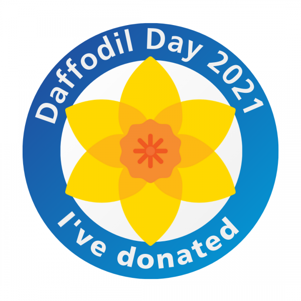 Thank You For Supporting Cancer Patients And Their Families This Daffodil Day Irish Cancer Society [ 600 x 600 Pixel ]