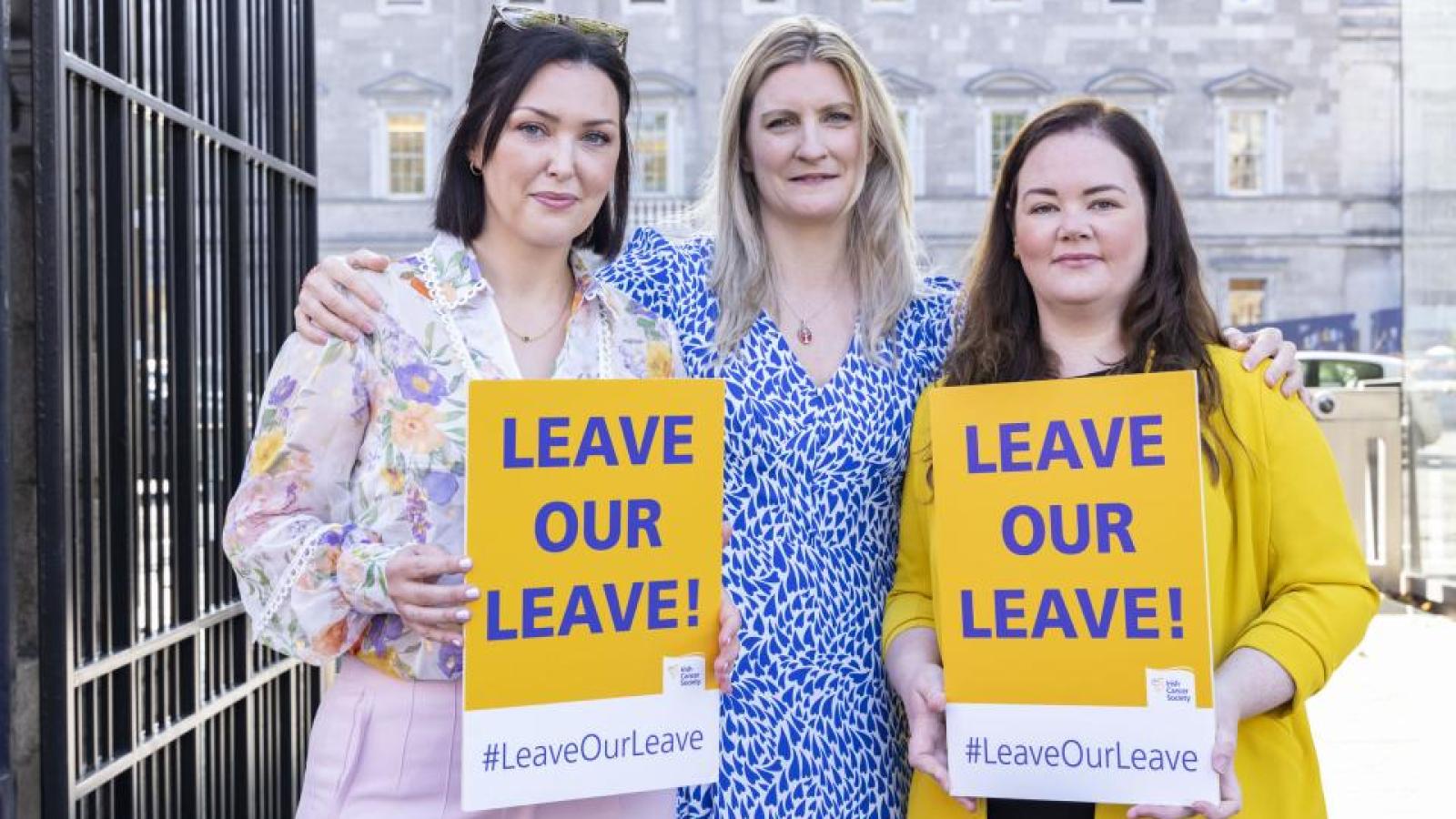 Advocacy Champions and CEO outside Leinster House